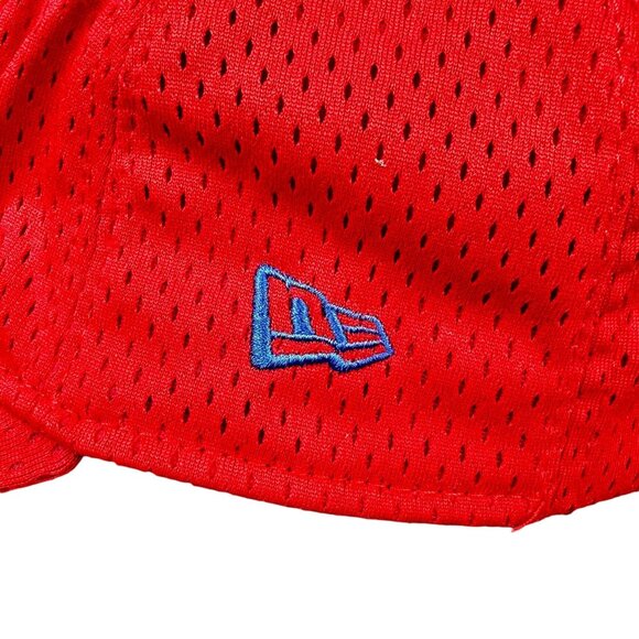 Vintage New Era Clearwater Threshers MiLB Hat Medium Large Red Mesh Strap back - Picture 9 of 13